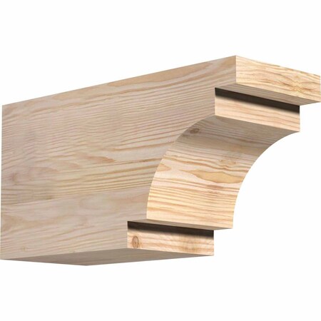 Ekena Millwork Mediterranean Rough Sawn Rafter Tail, Douglas Fir, 6"W x 8"H x 16"L RFT06X08X16MED00RDF